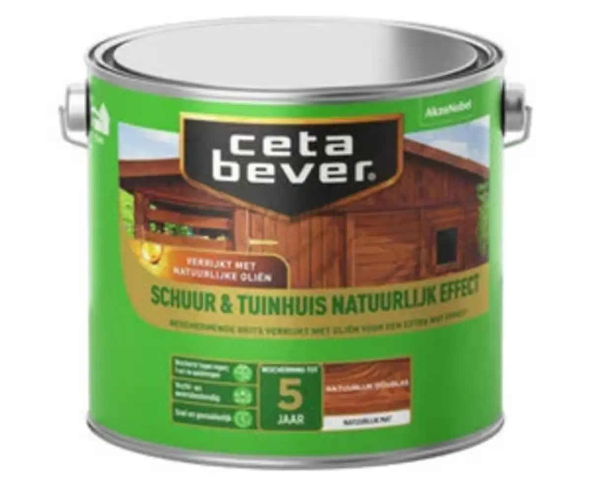 CetaBever Schuur & Tuinhuis Beits Natuurlijk Effect Douglas CetaBever Schuur & Tuinhuis Beits Natuurlijk Effect Douglas