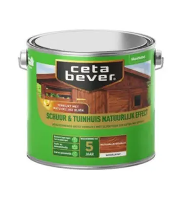 CetaBever Schuur & Tuinhuis Beits Natuurlijk Effect Douglas