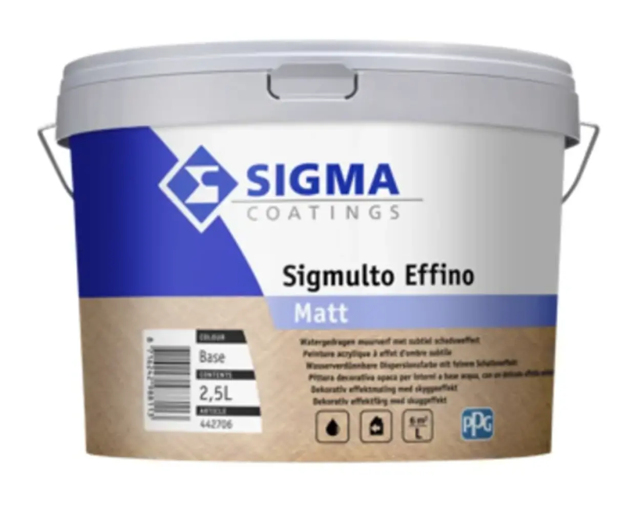 Sigma Sigmulto Effino Matt | Decoratieve Wandafwerking Sigma Sigmulto Effino Matt | Decoratieve Wandafwerking