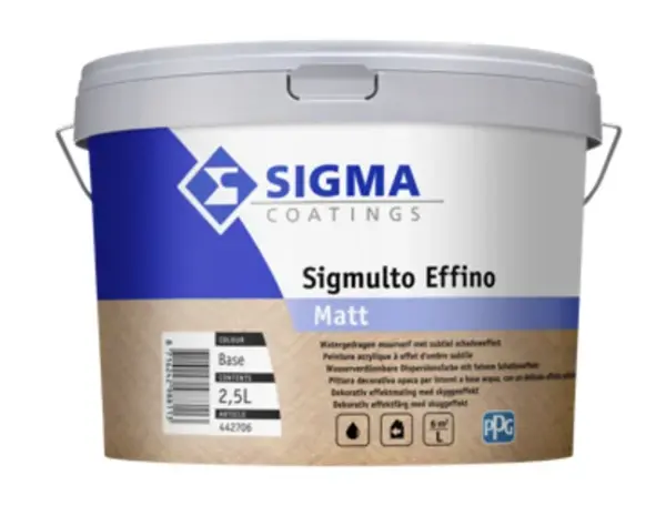 Sigma Sigmulto Effino Matt | Decoratieve Wandafwerking Sigma Sigmulto Effino Matt | Decoratieve Wandafwerking