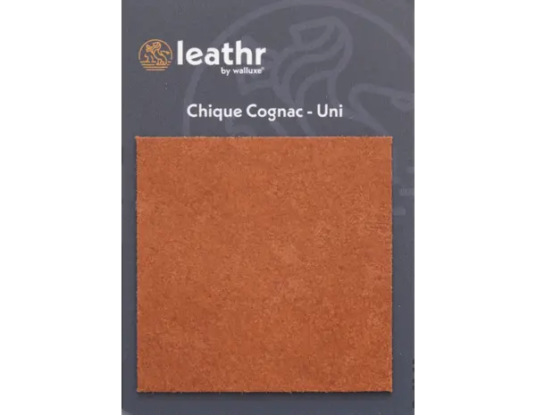 Walluxe Leathr Chique Cognac Uni Proefstaal Walluxe Leathr Chique Cognac Uni Proefstaal