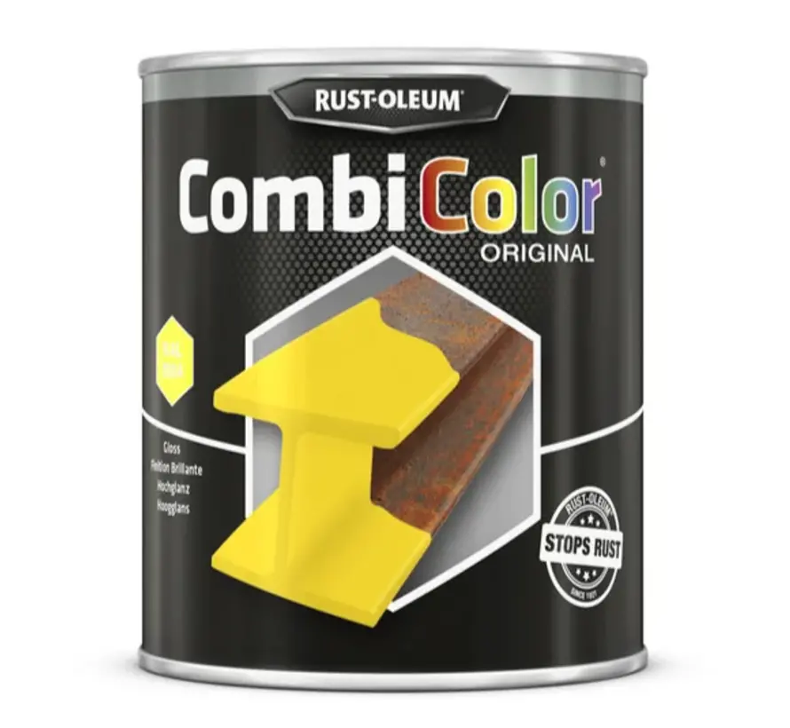 Rust-Oleum Combicolor 7354 Geel/Oranje Hoogglans RAL2000 - 750 ML