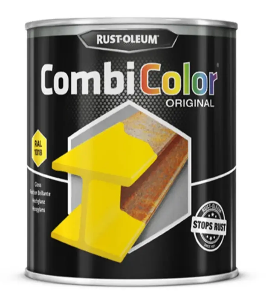 Rust-Oleum Combicolor 7343 Licht Geel Hoogglans RAL1018 Rust-Oleum Combicolor 7343 Licht Geel Hoogglans RAL1018