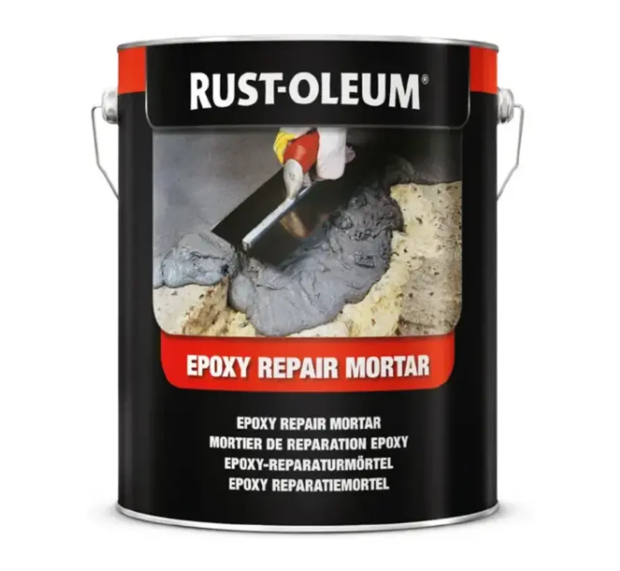 Rust-Oleum 5180 Epoxy Reparatiemortel Donkergrijs - 2,5 KG