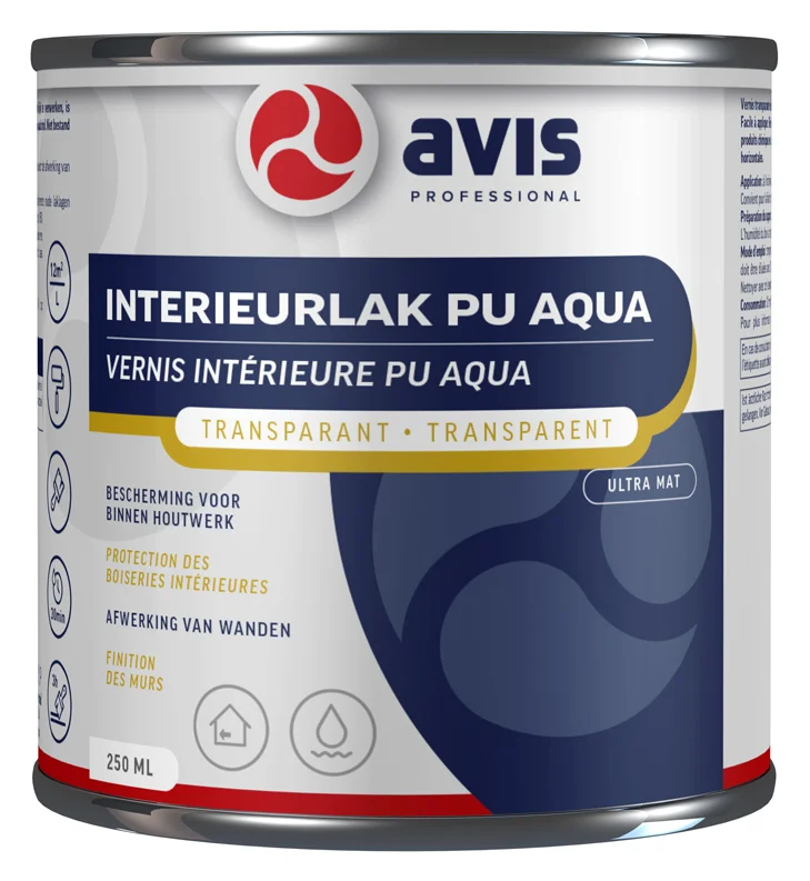 Interieurlak PU Aqua Ultra Mat | 250 ML
