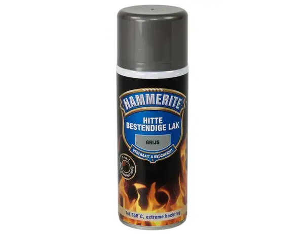 Hammerite Hittebestendige Lak Grijs Spuitbus