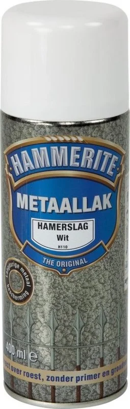 Metaallak Hamerslag Wit H110 Spuitbus | 400 ML