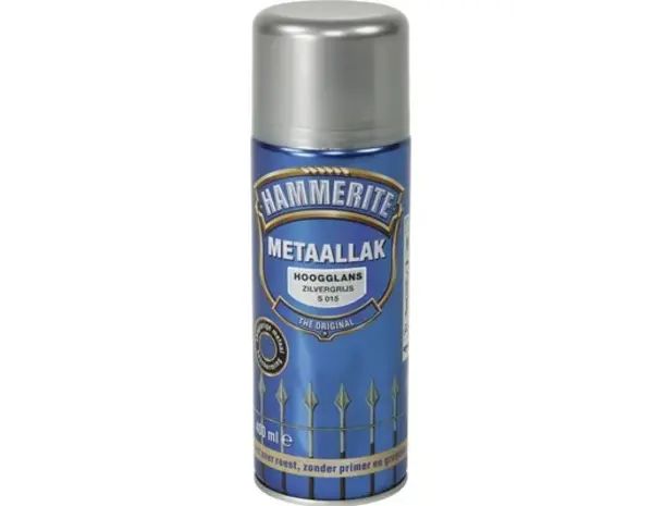Hammerite Metaallak Hoogglans Zilver S015 Spuitbus Hammerite Metaallak Hoogglans Zilver S015 Spuitbus