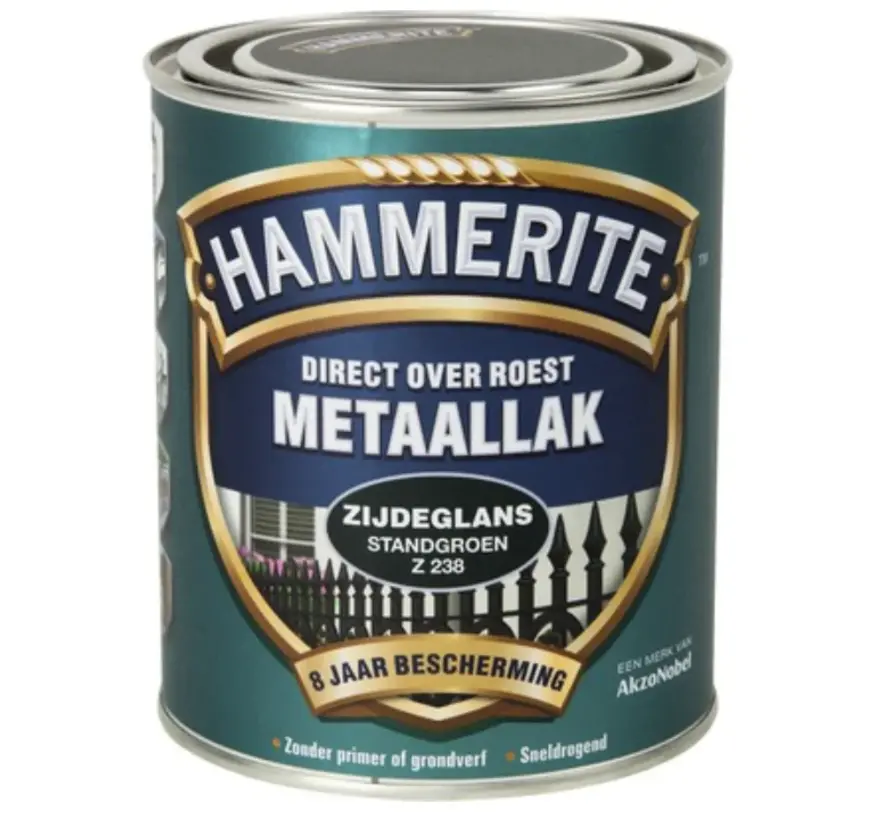 Hammerite Metaallak Zijdeglans Standgroen Z238 - 250 ML