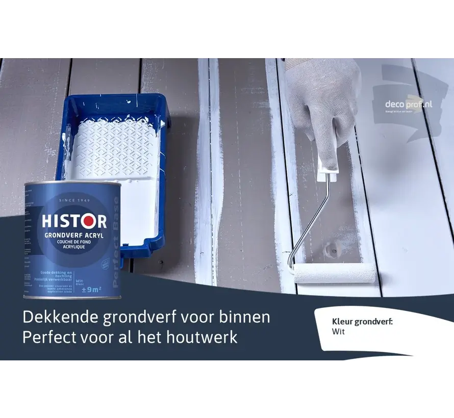 Histor Perfect Base Grondverf Acryl - 250 ML 