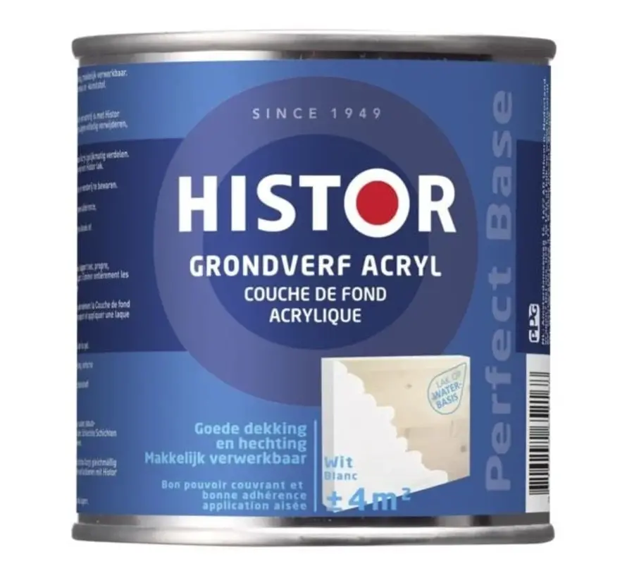 Histor Perfect Base Grondverf Acryl - 250 ML 