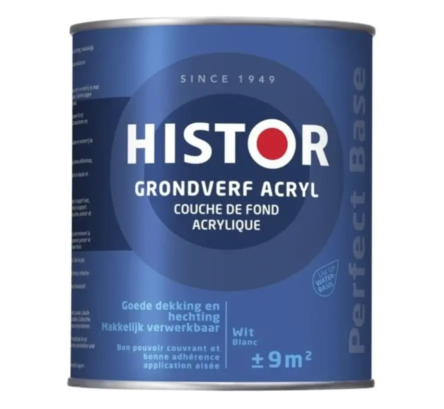 Histor Perfect Base Grondverf Acryl - 250 ML 