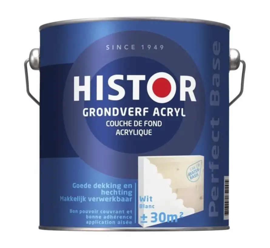 Histor Perfect Base Grondverf Acryl - 250 ML 