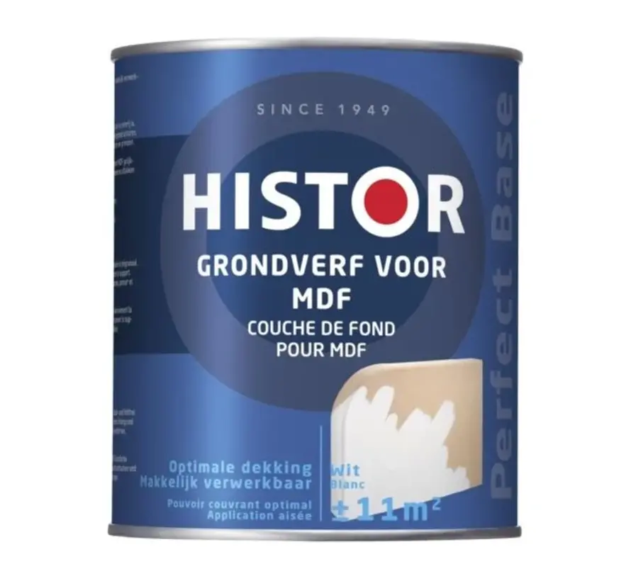 Histor Perfect Base Grondverf MDF - 250 ML 