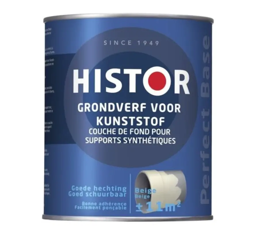 Histor Perfect Base Grondverf Kunststof - 250 ML 