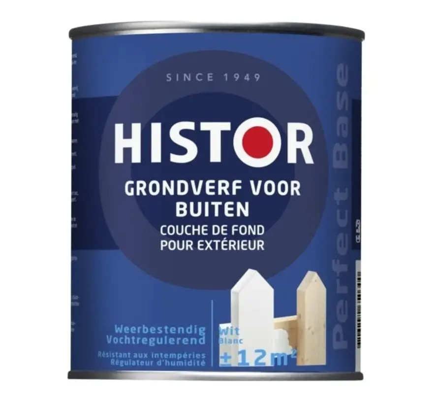 Histor Perfect Base Grondverf Buiten - 750 ML 