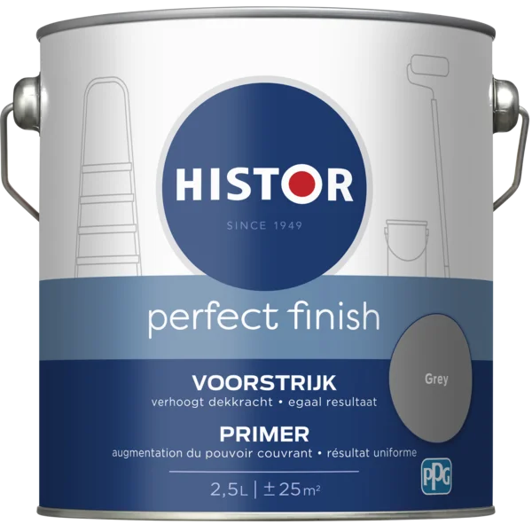Histor Percect Finish voorstrijk Grey 25 liter