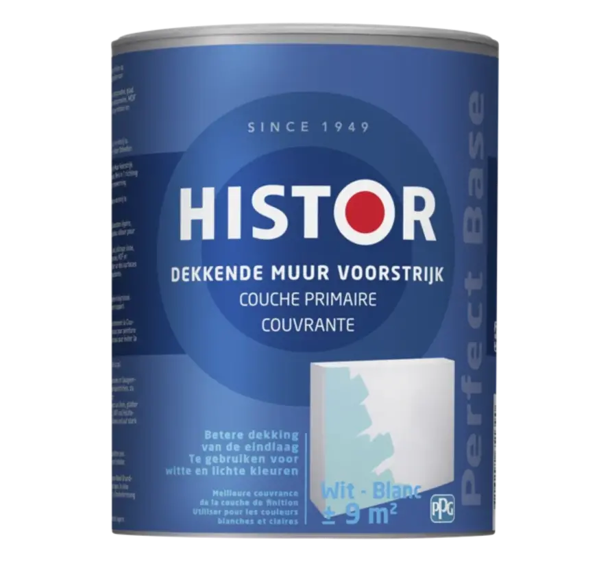 Histor Perfect Base Dekkende Muurvoorstrijk - 1 LTR 