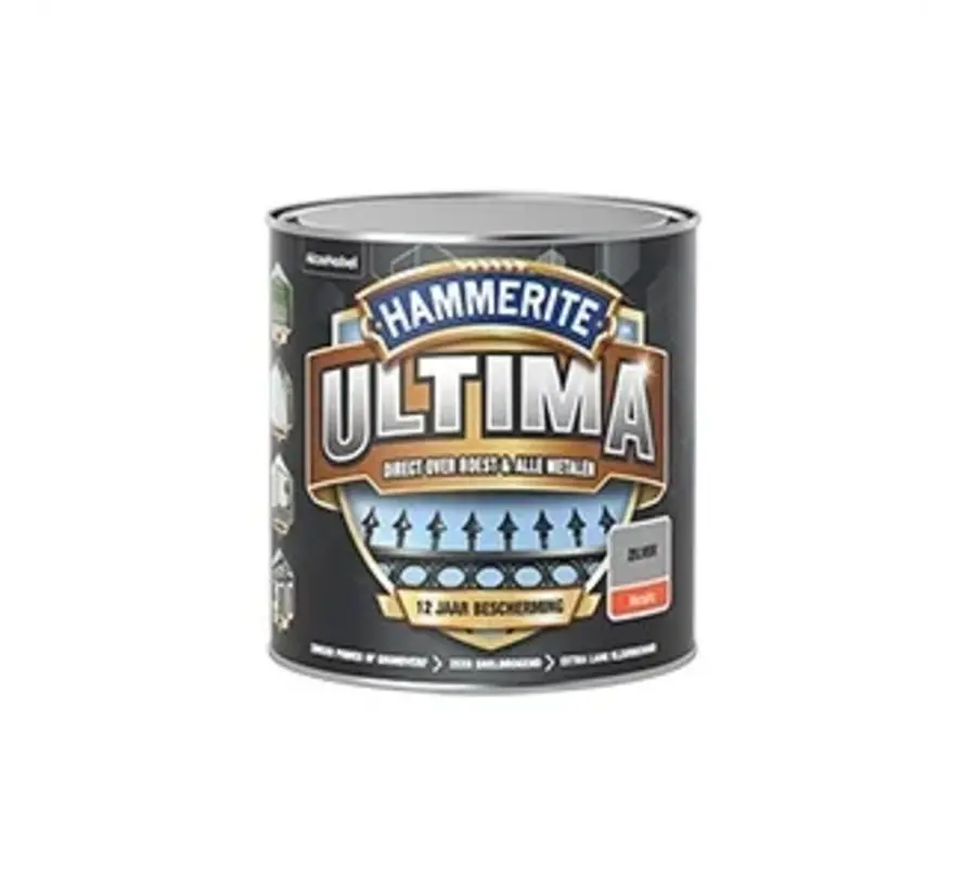 Hammerite Ultima Metallics Zilver - 250 ML