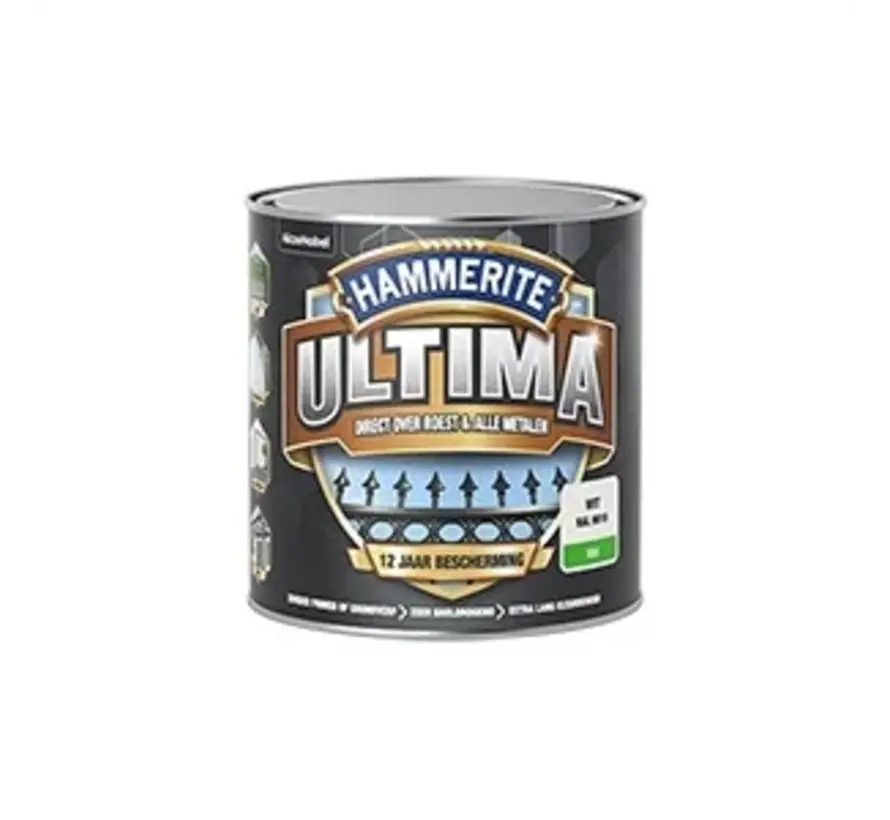 Hammerite Ultima Mat Wit RAL 9016 - 750 ML