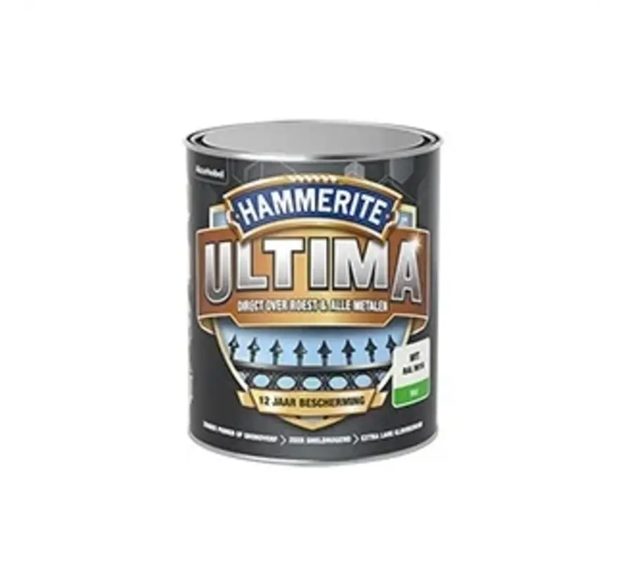 Hammerite Ultima Mat Wit RAL 9016 - 750 ML