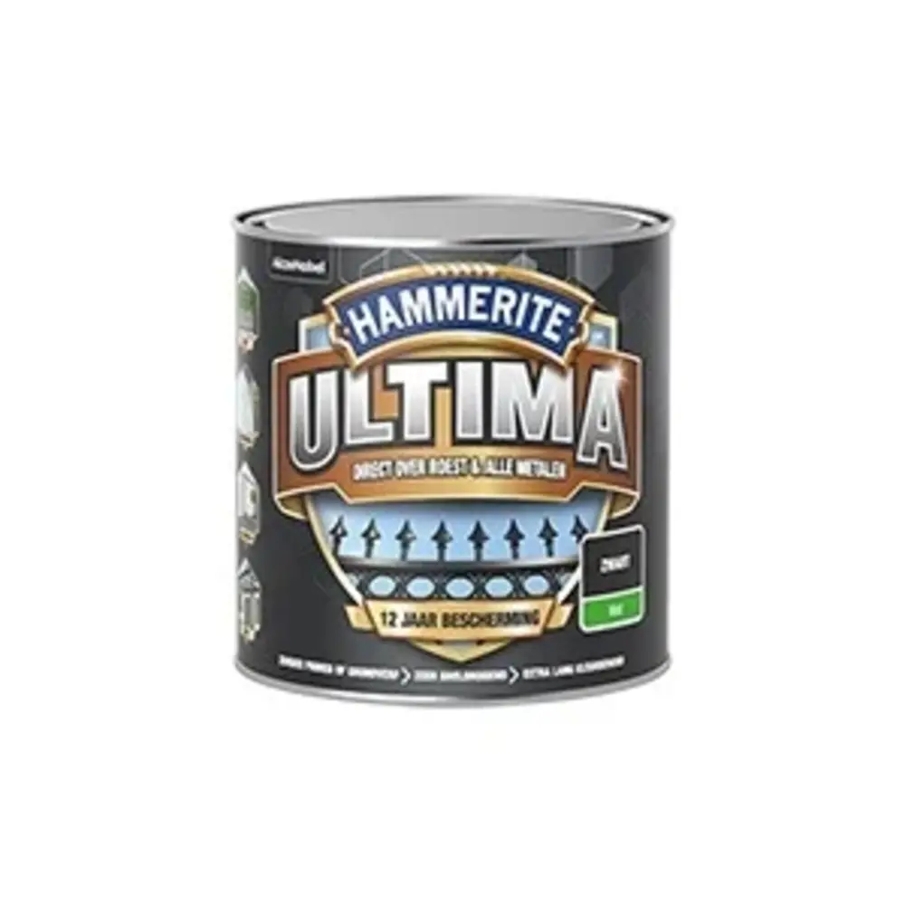 Hammerite Ultima Mat Zwart Hammerite Ultima Mat Zwart