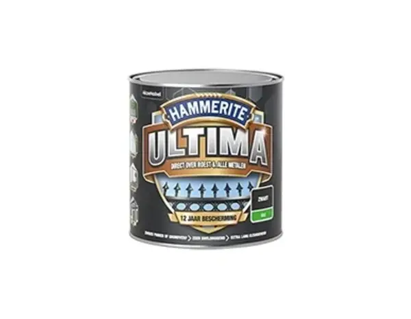 Hammerite Ultima Mat Zwart Hammerite Ultima Mat Zwart