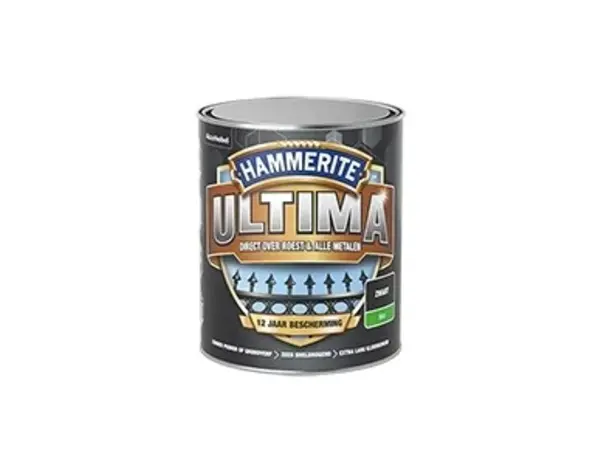 Hammerite Ultima Mat Zwart Hammerite Ultima Mat Zwart