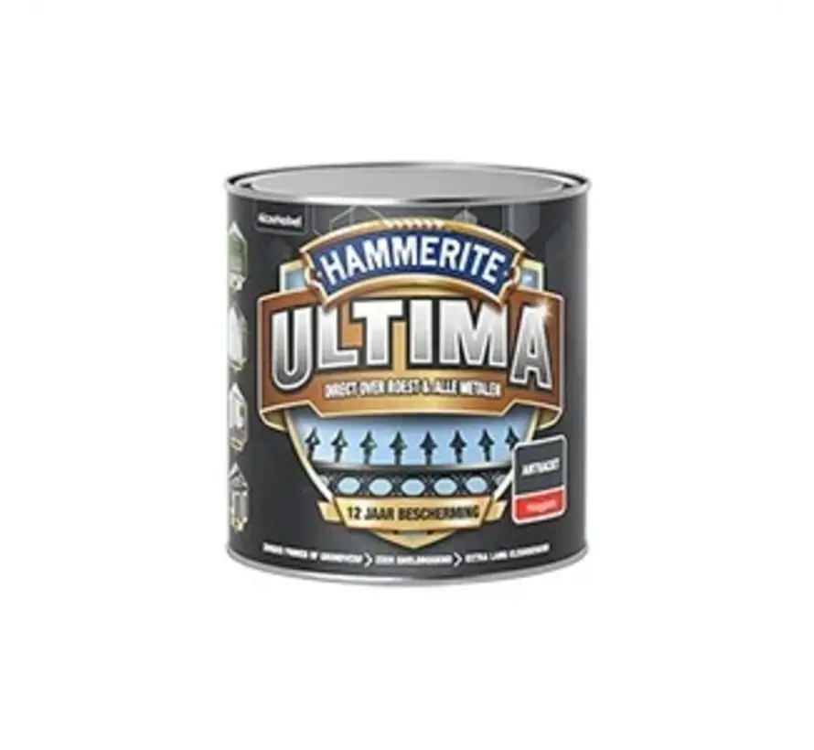 Hammerite Ultima Hoogglans Antraciet - 250 ML