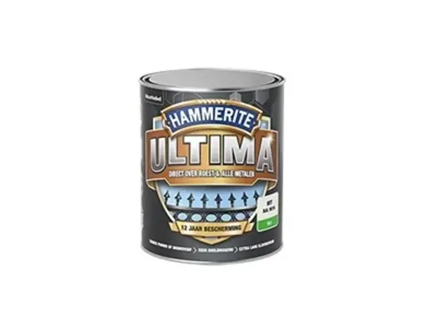 Hammerite Ultima Hoogglans Wit RAL 9016