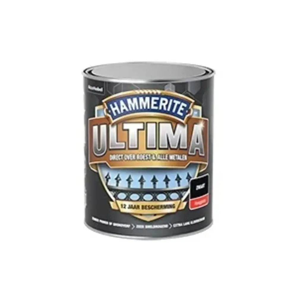 Hammerite Ultima Hoogglans Zwart Hammerite Ultima Hoogglans Zwart