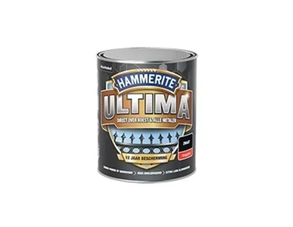 Hammerite Ultima Hoogglans Zwart Hammerite Ultima Hoogglans Zwart