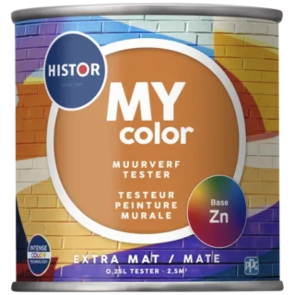 Kleurstaal Histor Colortester Whitby Jet PPG1001-7 | Zelfklevende Kleurstaal