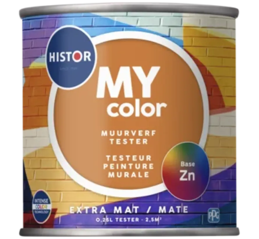 Kleurstaal Histor Colortester Symmetry PPG1037-4 | Zelfklevende Kleurstaal - A5 Formaat