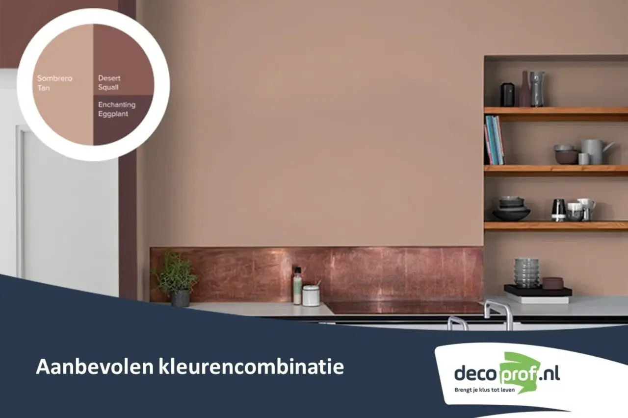 Kleurstaal Histor Colortester Sombrero Tan PPG16-01 | Zelfklevende Kleurstaal