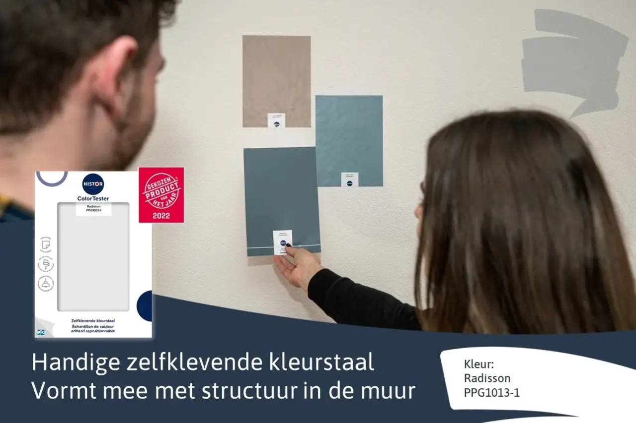 Kleurstaal Histor Colortester Radisson PPG1013-1 | Zelfklevende Kleurstaal