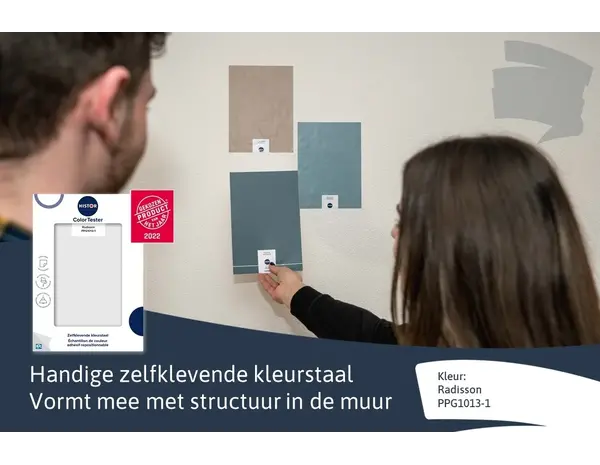 Kleurstaal Histor Colortester Radisson PPG1013-1 | Zelfklevende Kleurstaal
