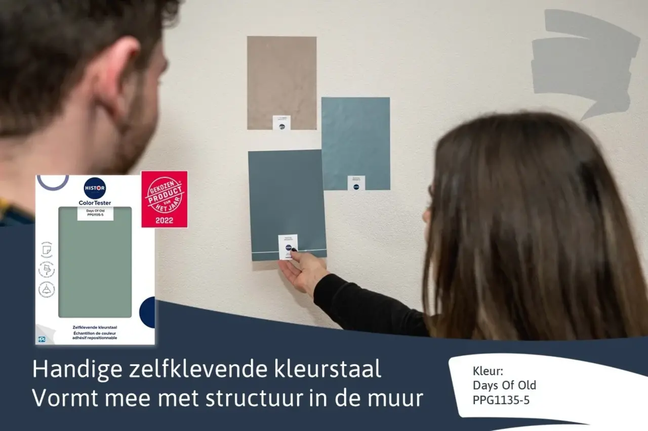 Kleurstaal Histor Colortester Days Of Old PPG1135-5 | Zelfklevende Kleurstaal Kleurstaal Histor Colortester Days Of Old PPG1135-5 | Zelfklevende Kleurstaal