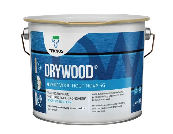 Drywood Verf Voor Hout Nova Zijdeglans | Dekkende Houtverf