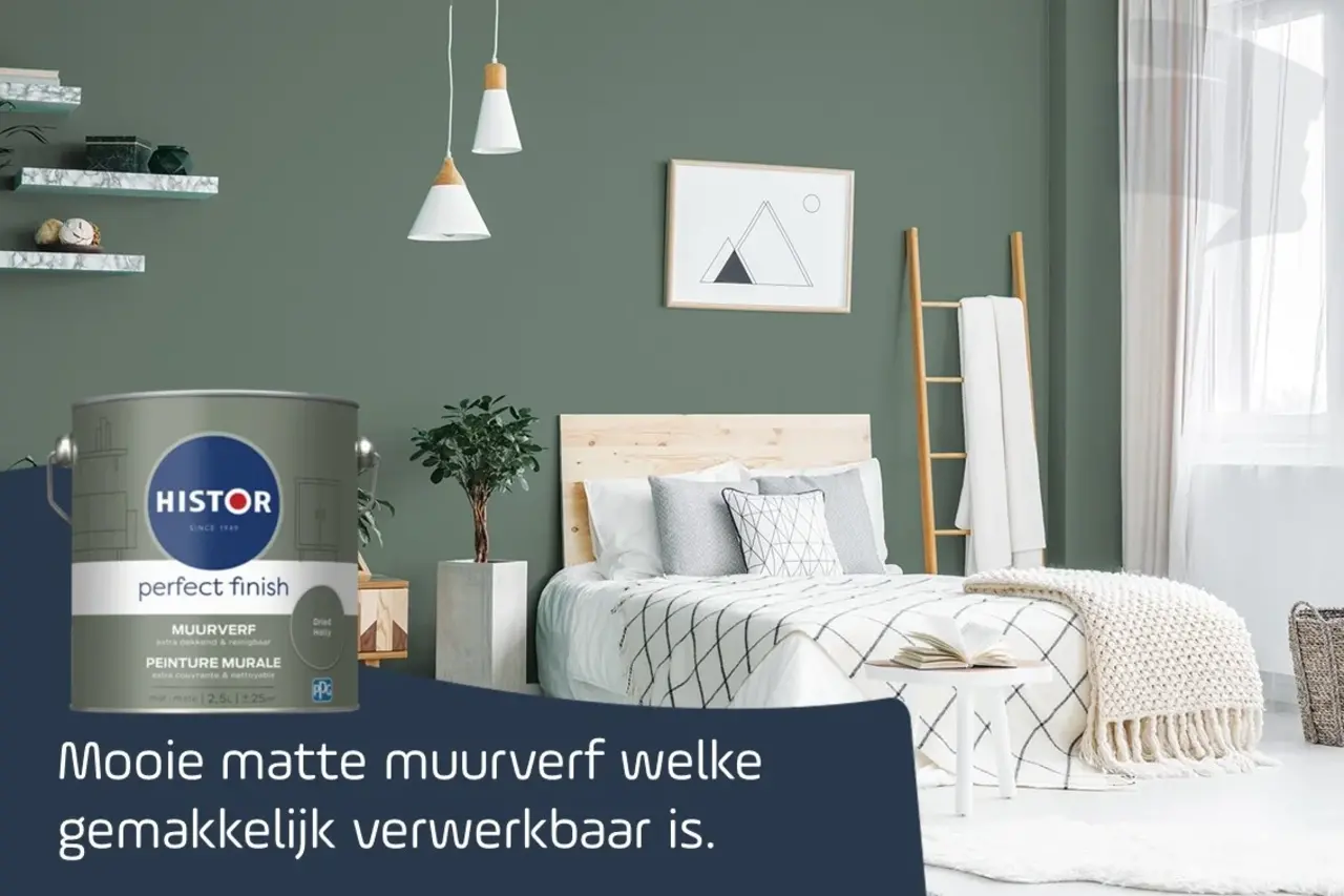 Histor Perfect Finish Muurverf Mat Dried Holly PPG1135-6