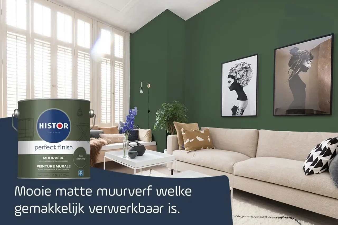 Histor Perfect Finish Muurverf Mat Still Searching PPG13-31 Histor Perfect Finish Muurverf Mat Still Searching PPG13-31