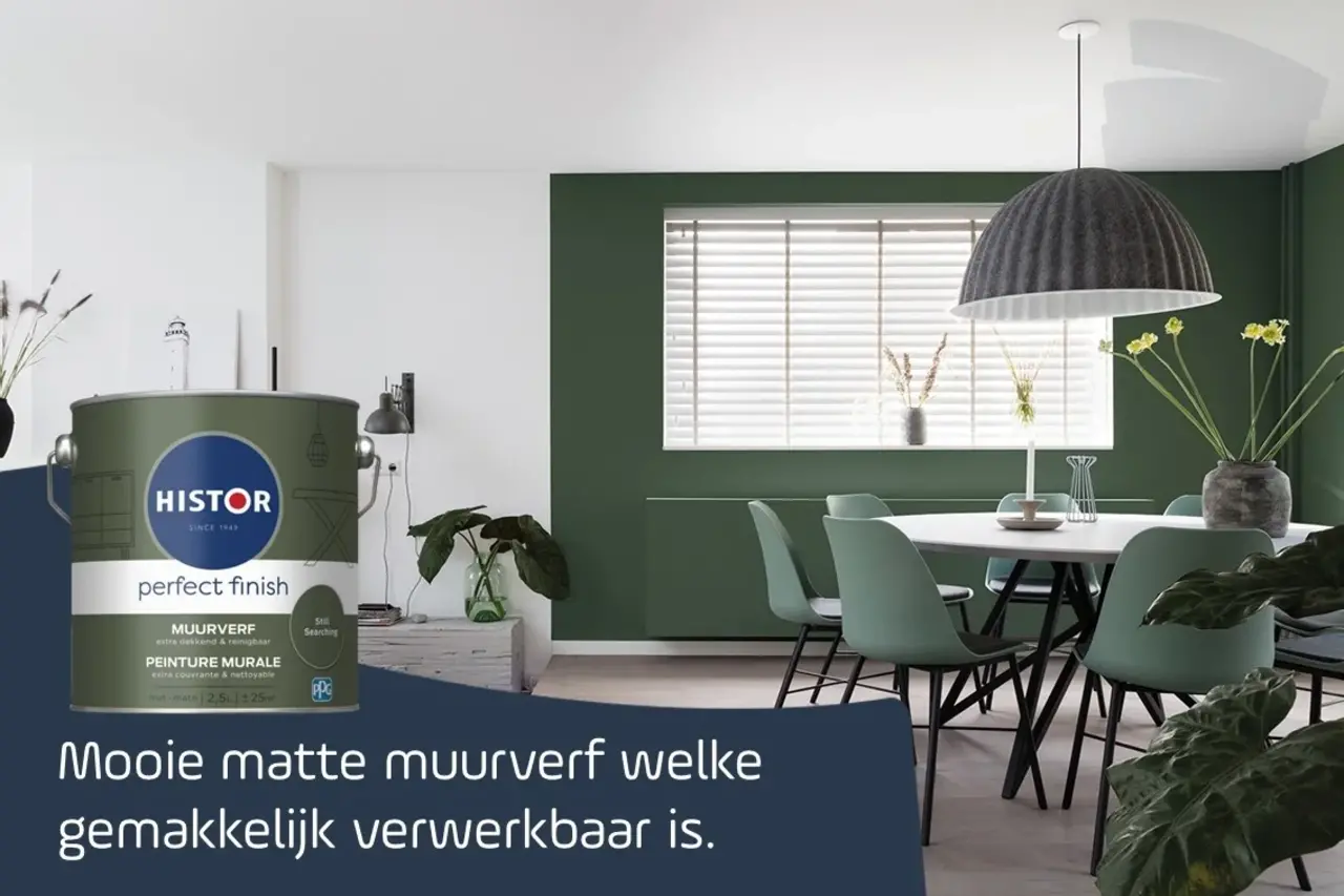 Histor Perfect Finish Muurverf Mat Still Searching PPG13-31 Histor Perfect Finish Muurverf Mat Still Searching PPG13-31
