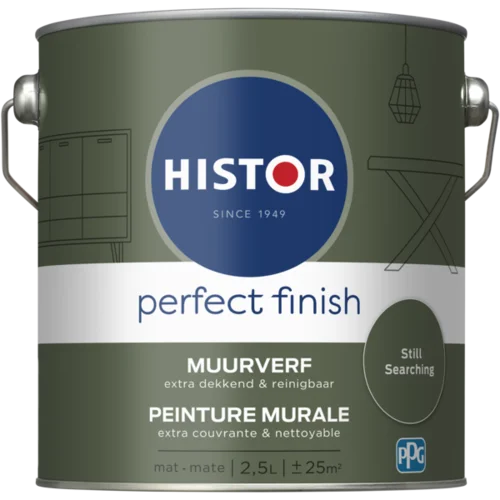 Histor muurverf Perfect Finish mat Still Searching 2,5L