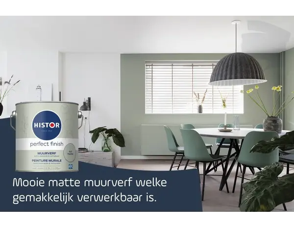 Histor Perfect Finish Muurverf Mat Gull Feather PPG1129-3 Histor Perfect Finish Muurverf Mat Gull Feather PPG1129-3