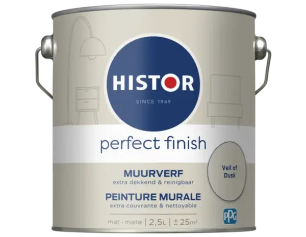 Histor Perfect Finish Muurverf Mat Veil Of Dusk PPG1029-2