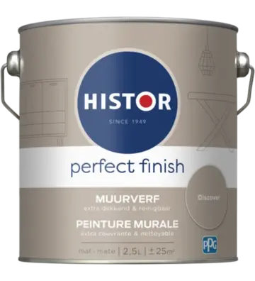 Histor Perfect Finish Muurverf Mat Discover PPG1021-3