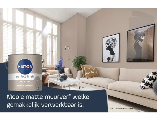 Histor Perfect Finish Muurverf Mat  Latte Ice PPG18-03