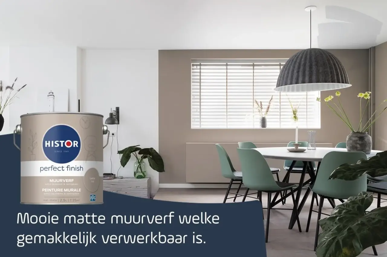 Histor Perfect Finish Muurverf Mat  Latte Ice PPG18-03