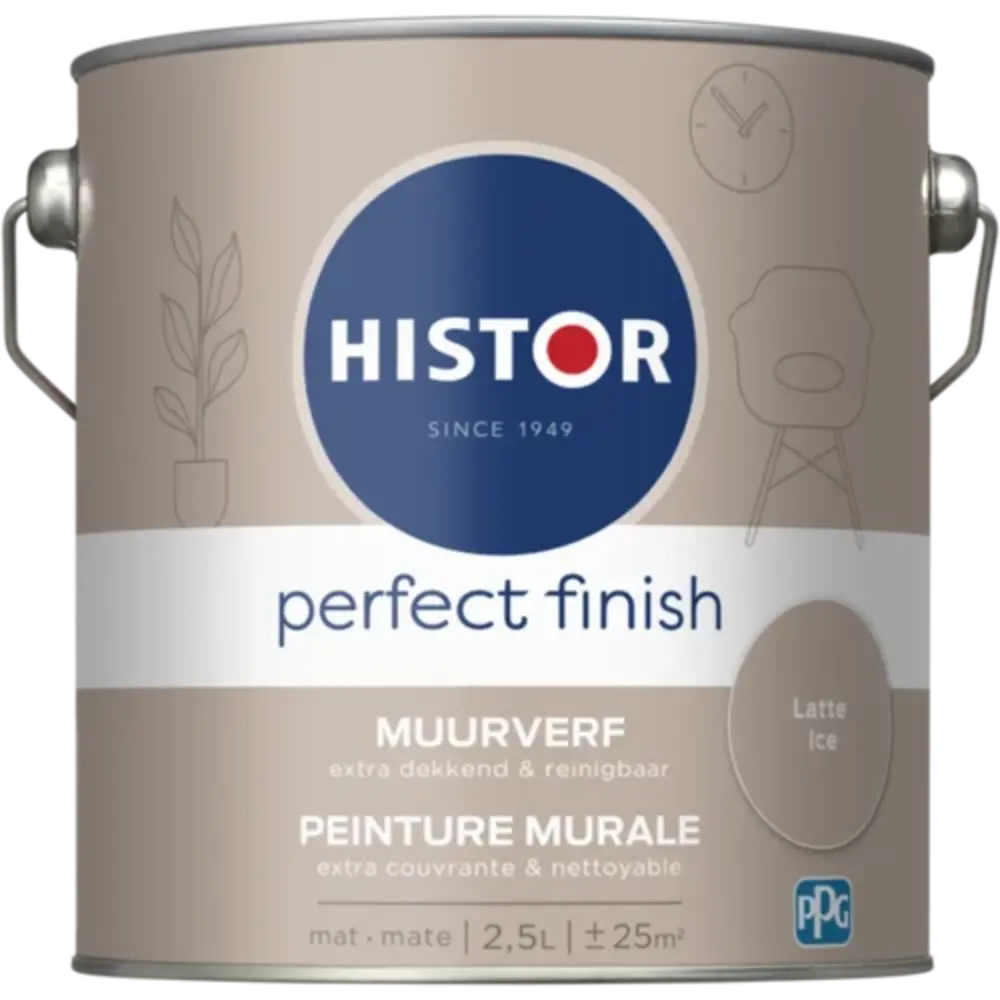 Histor Perfect Finish Muurverf Mat  Latte Ice PPG18-03