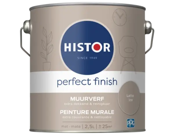 Histor Perfect Finish Muurverf Mat  Latte Ice PPG18-03